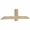 Ekena Millwork Eugene Rough Sawn Timber Gable Bracket, Douglas Fir, 60"W x 15"H x 4"D x 4"F, 6/12 Pitch GBW060X15X0404EUG00RDF - alternate 2